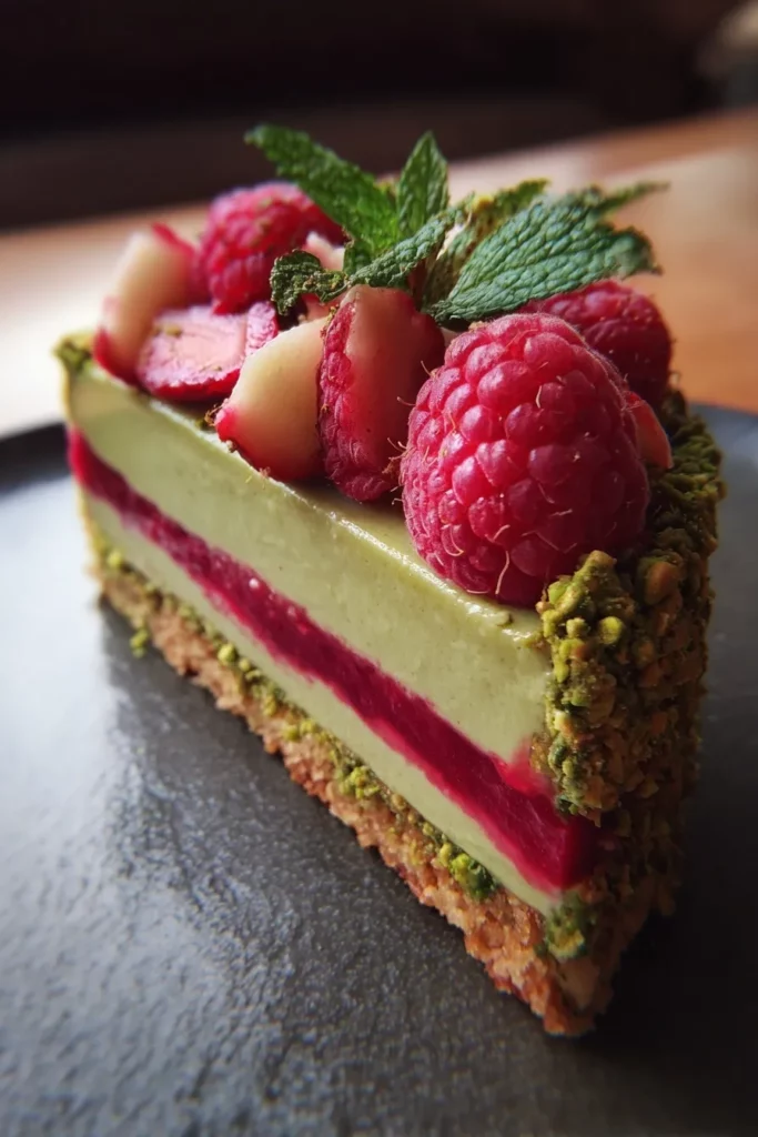 Gâteau Celeste Pistache Framboise: Comment faire ce délicieux dessert? 7 Gateau Celeste Pistache Framboise