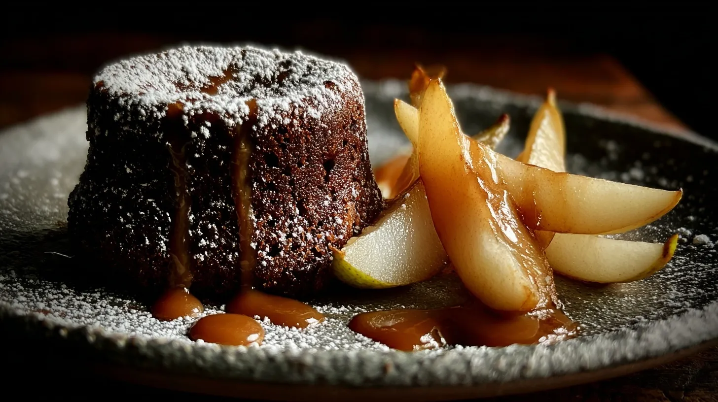 Gateau Moelleux Poires Chocolat