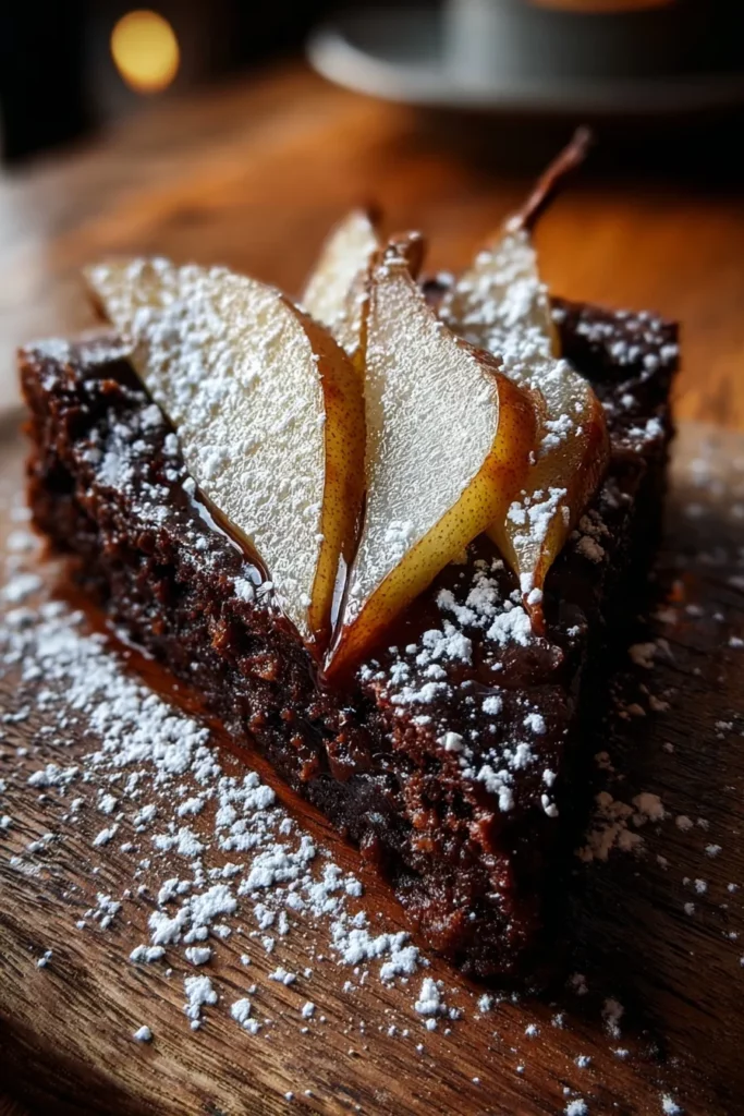 Gateau Moelleux Poires Chocolat