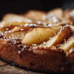 Gâteau Poires Caramélisées