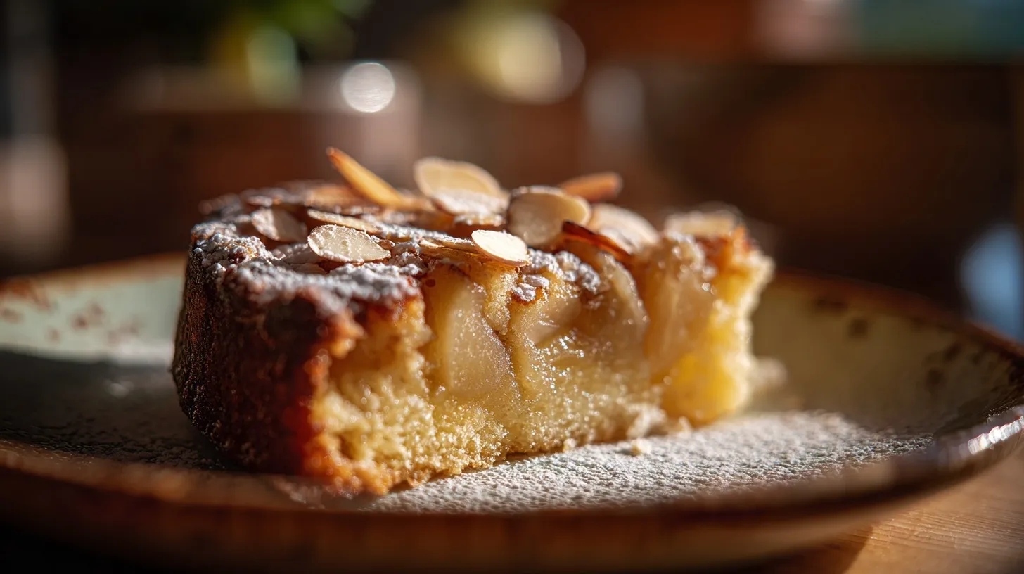 Moelleux aux Amandes et Compote de Pommes