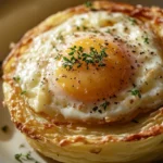 Nid de Pommes de Terre Façon Œuf Cocotte