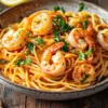 Recette Rapide de Pâtes aux Crevettes