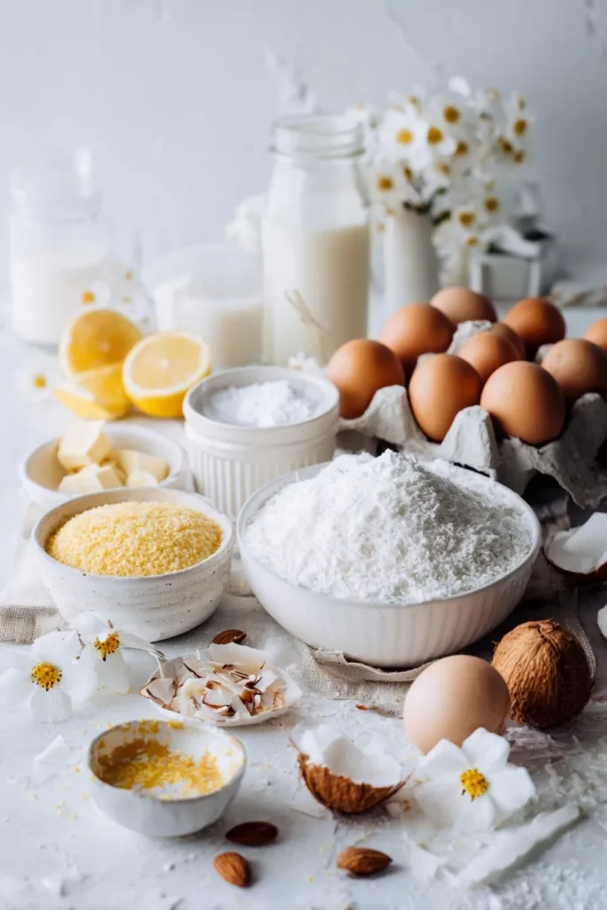 Recette Gateau Semoule Noix Coco Citron