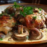 Recette Poulet Porto Champignons