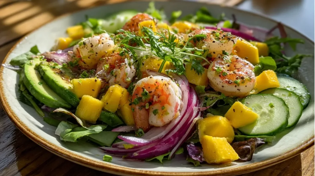 Recette Salade Avocat Mangue Crevettes