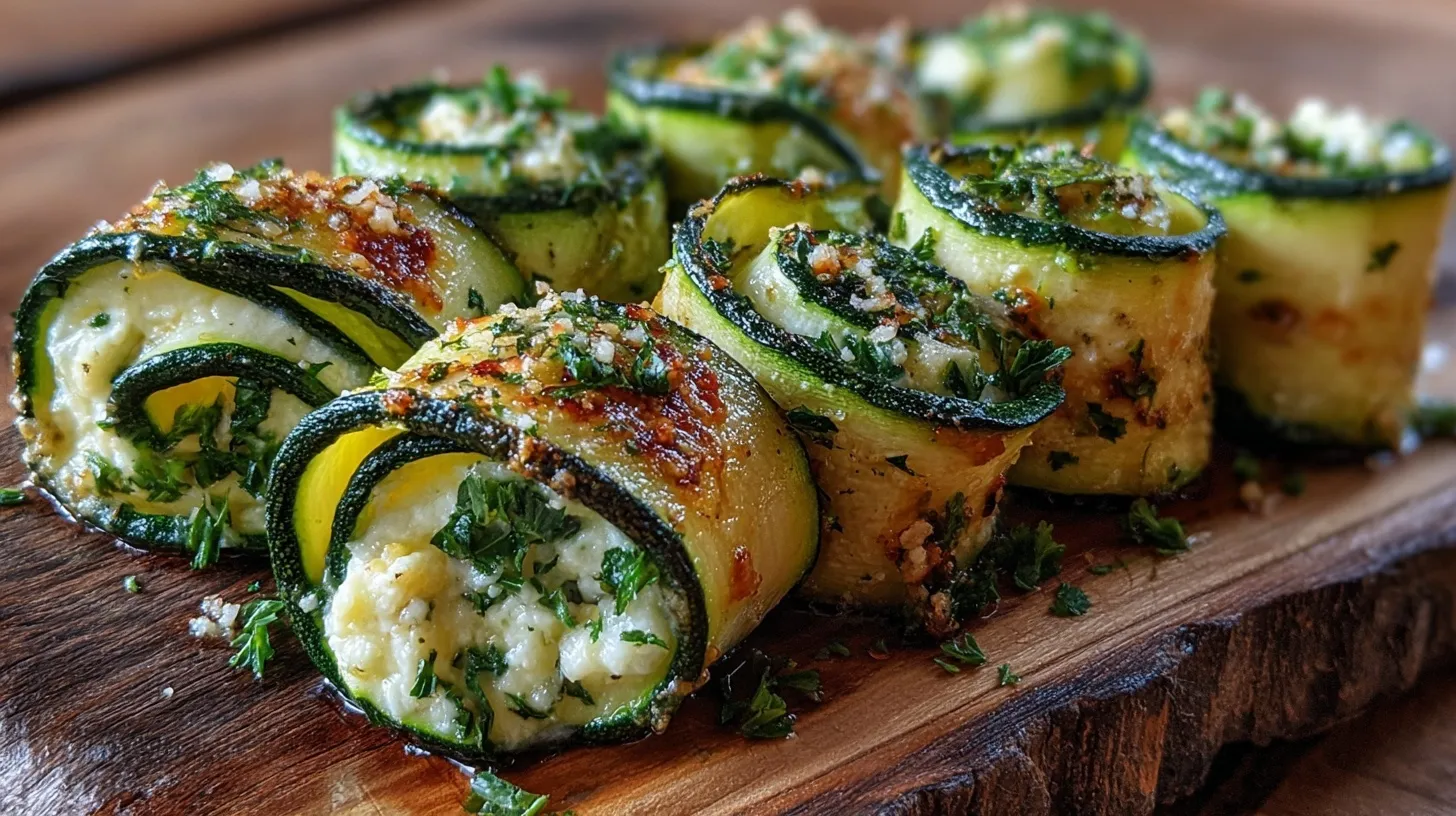 Rouleaux Croustillants de Courgette