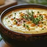 Soupe Chou Fleur roti Cheddar Ail