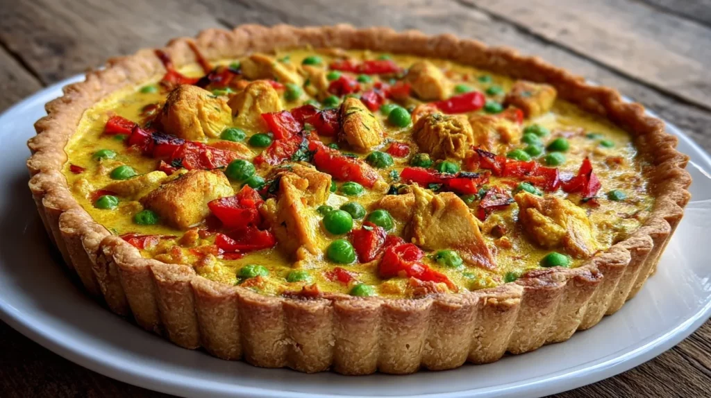 Tarte Poulet Curry