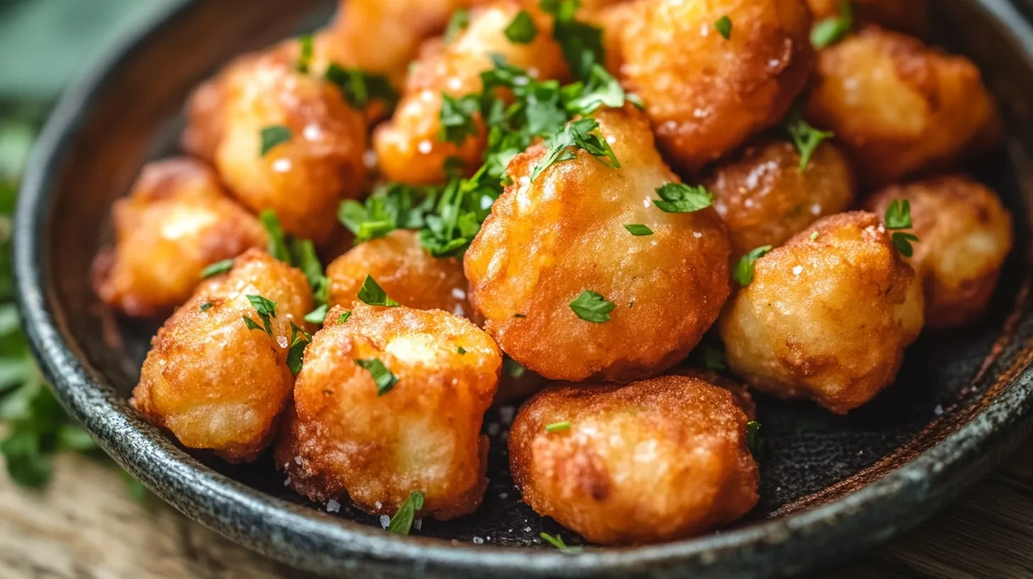 Beignets de courgettes râpées pommes de terre