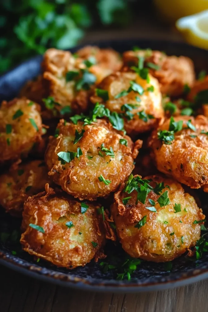 Beignets de courgettes râpées pommes de terre