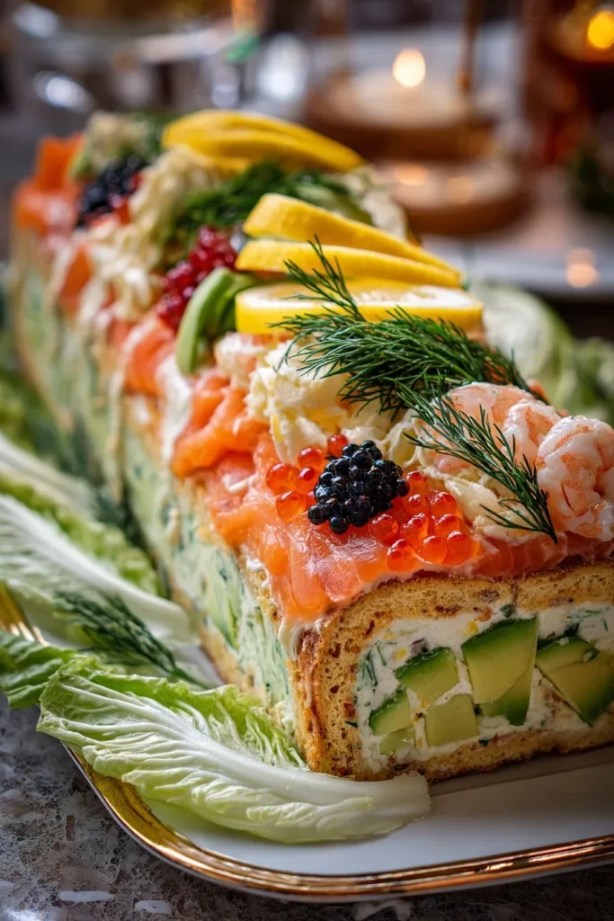 Délicieuse recette de bûche salée aux saveurs de la mer 7 bûche salée aux saveurs de la mer