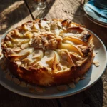 Gâteau au yaourt poires amandes