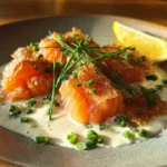 Recette Pave Saumon Creme Ciboulette