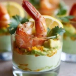 Verrines Avocat Crevettes