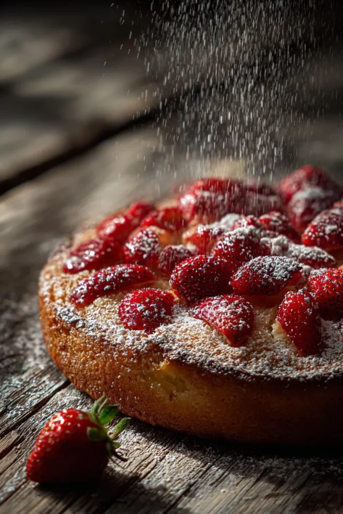 Gâteau au Yaourt aux Fraises