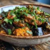 Ragoût de Poulet aux Aubergines