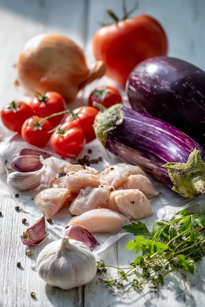 Ragoût de Poulet aux Aubergines: Comment préparer ce délicieux plat? 6 Ragoût de Poulet aux Aubergines