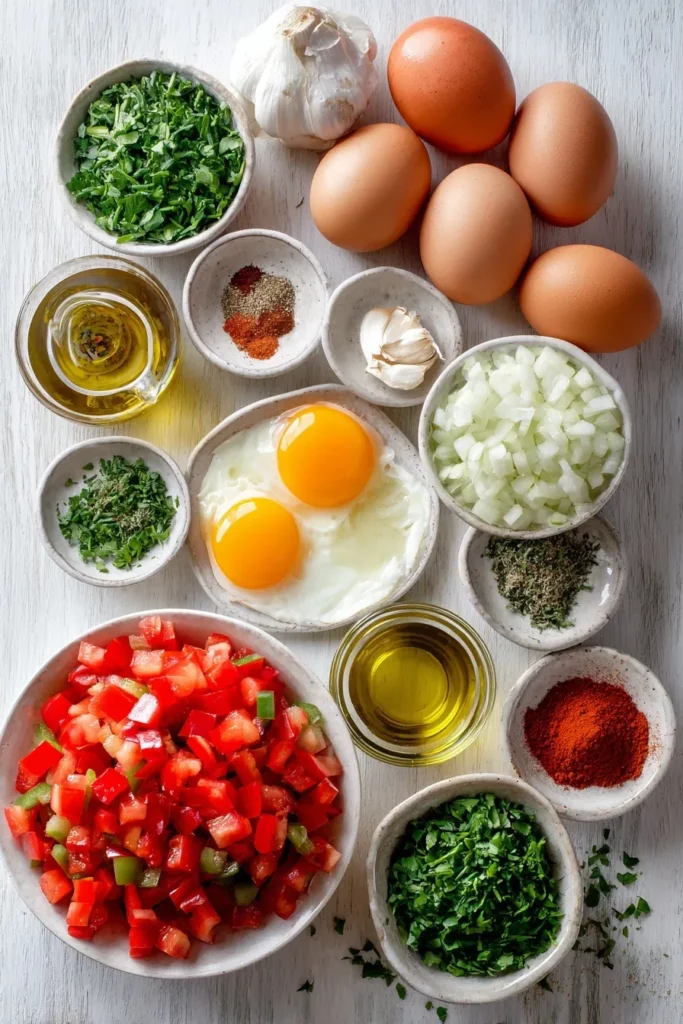 Recette De Oeufs A l'Espagnole: Comment Faire une Délicieuse Omelette aux Poivrons et Tomates 6 Recette De Oeufs A l'Espagnole