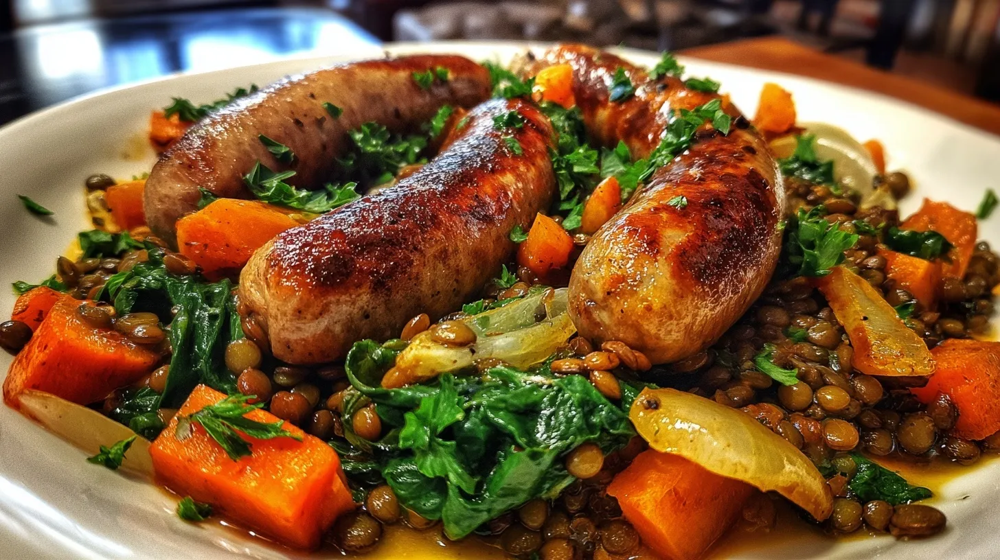 Saucisse Lentille Cookeo​