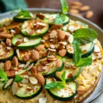 Cake D'Été à La Courgette Menthe et Amandes Croquantes