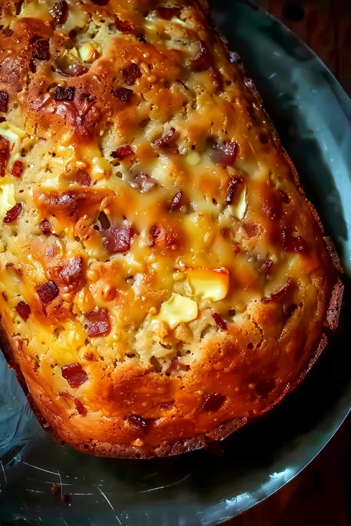 Cake Moelleux au Comté et Lardons Savoureux