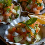 Ceviche D'huîtres Agrumes et Gingembre C'est Le Bonheur Assuré