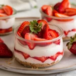Cheesecake aux Fraises Sans Cuisson