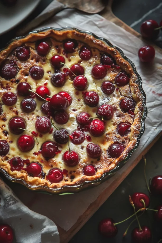 Clafoutis Gourmand aux Cerises Darroze - Délicieusement Réconfortant