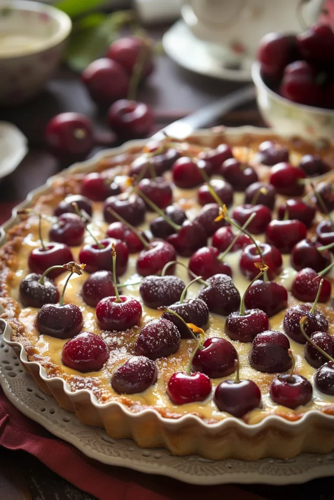 Clafoutis Gourmand aux Cerises Darroze - Délicieusement Réconfortant