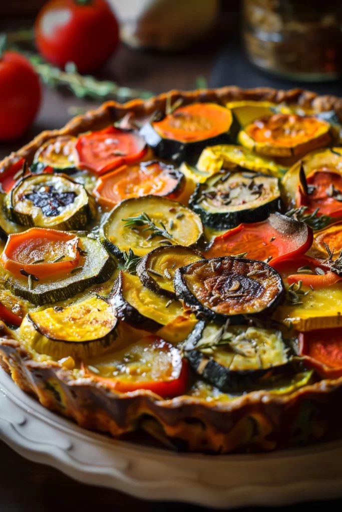 Clafoutis Salé Légumes de Saison Savoureux