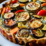 Clafoutis Salé Légumes de Saison