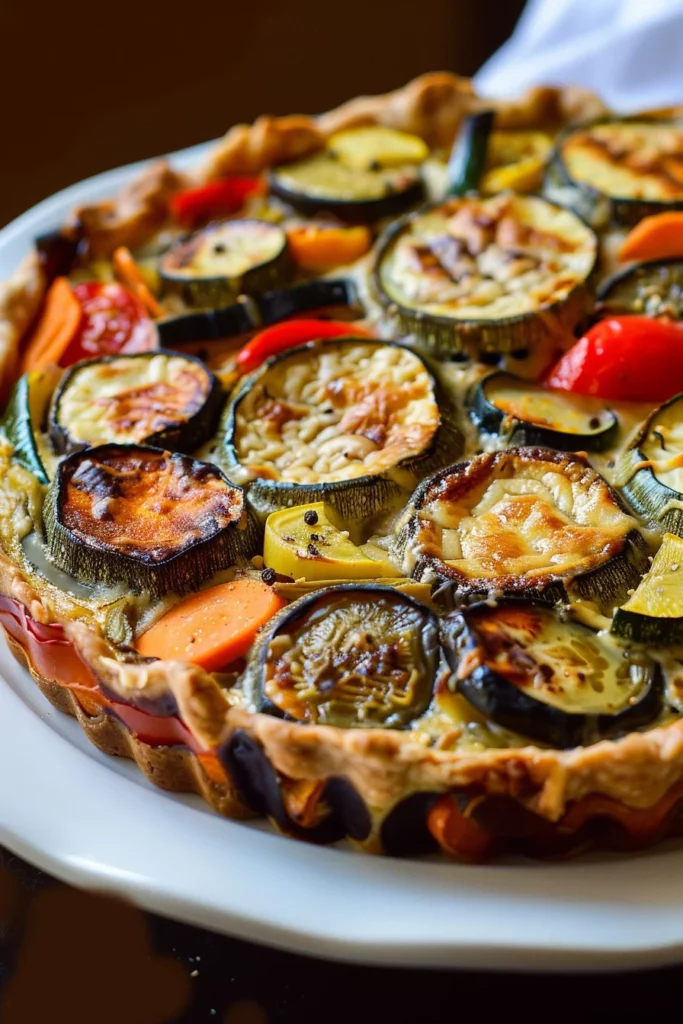 Clafoutis Salé Légumes de Saison Savoureux