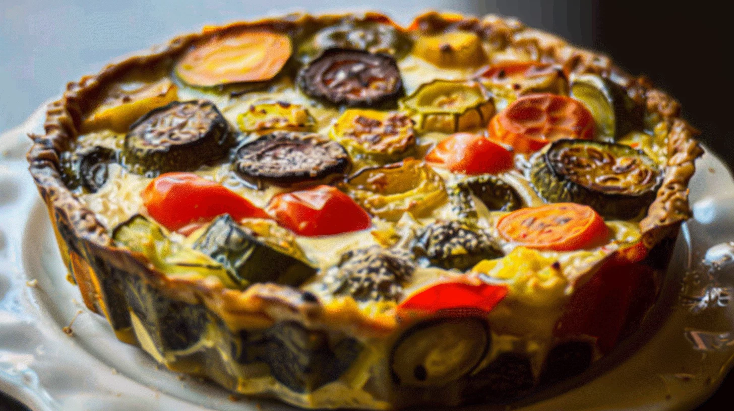 Clafoutis Salé Légumes de Saison