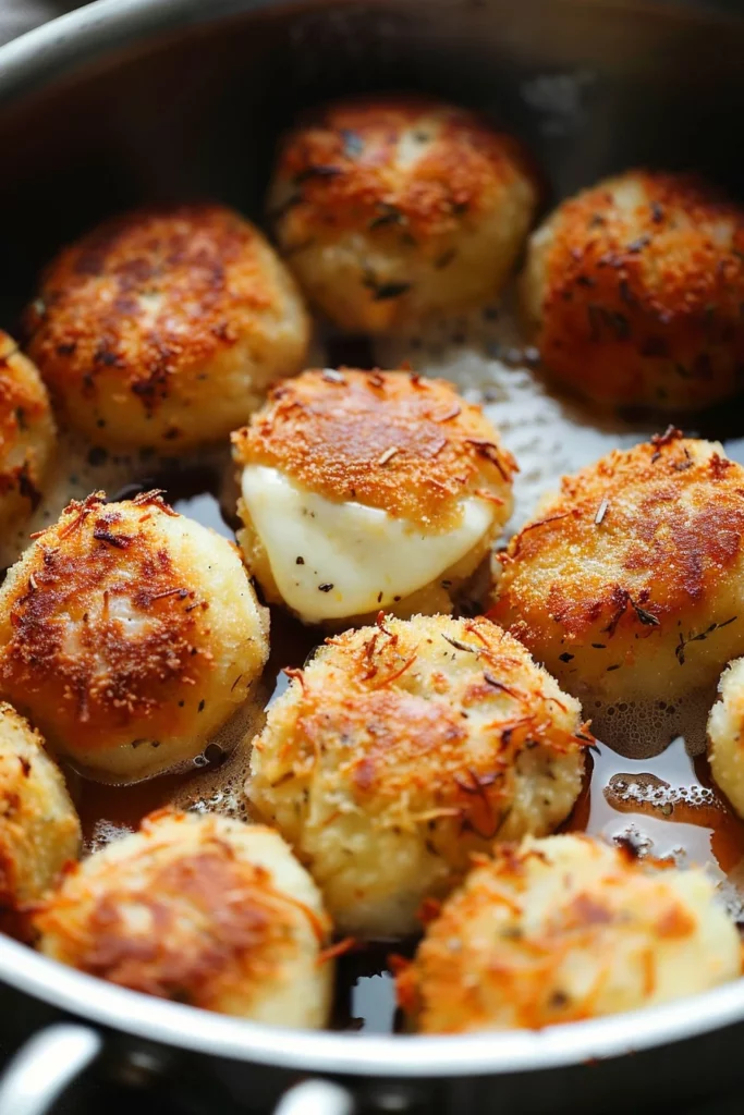 Croquettes de Pommes de Terre Farcies à La Mozzarella Irrésistibles