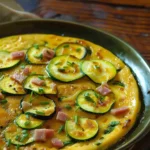 Flan Léger Courgettes et Jambon