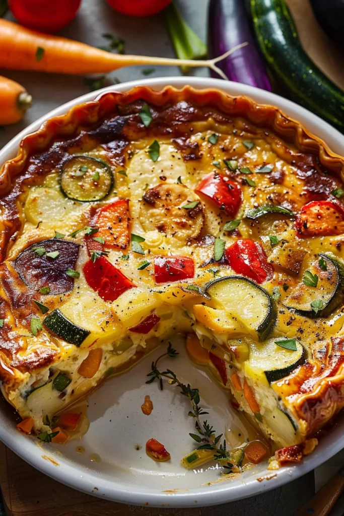 Flan Provençal aux Légumes D'Été: Délicieusement Savoureux 6 Flan Provençal aux Légumes D'Été: Délicieusement Savoureux