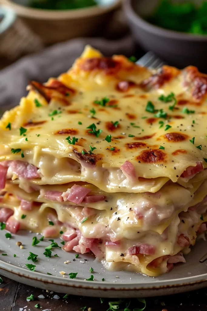 Lasagnes au Jambon et Fromage: Recette Savoureuse et Réconfortante
