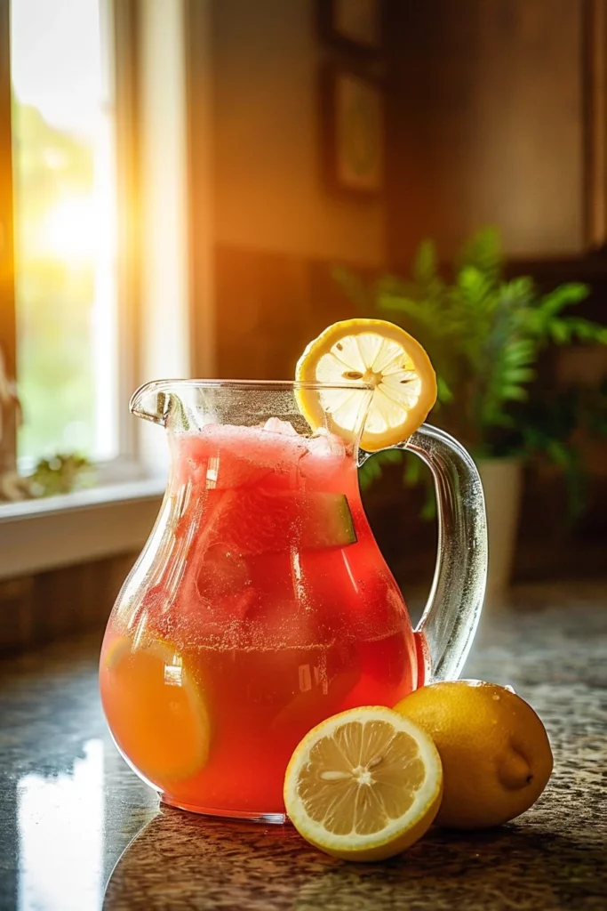 Limonade à la pastèque rafraîchissante et irrésistible pour l'été