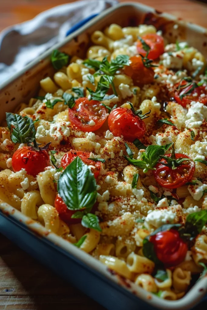 Macaronis à La Feta et Tomates: Délice Réconfortant