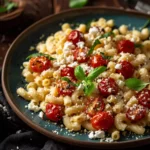 Macaronis à La Feta and Tomates