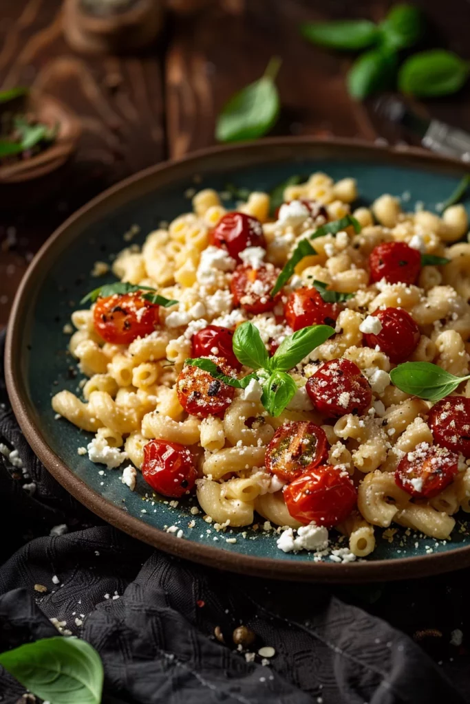 Macaronis à La Feta et Tomates: Délice Réconfortant