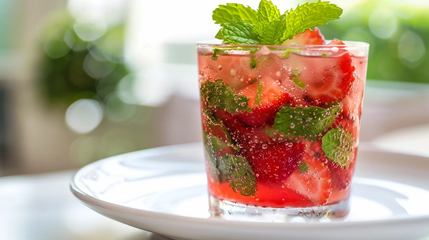 Mojito à La Fraise