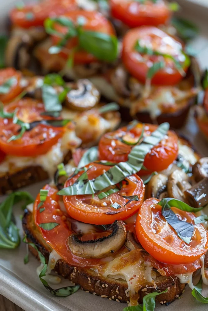 Pizza-toast Tomates Basilic Champignons: Recette Savoureuse et Simple