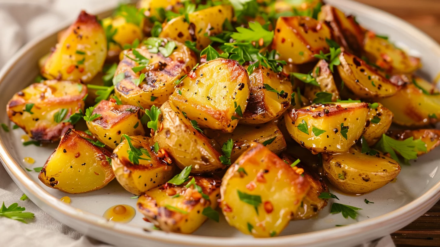 Pommes de Terre au Miel et Moutarde