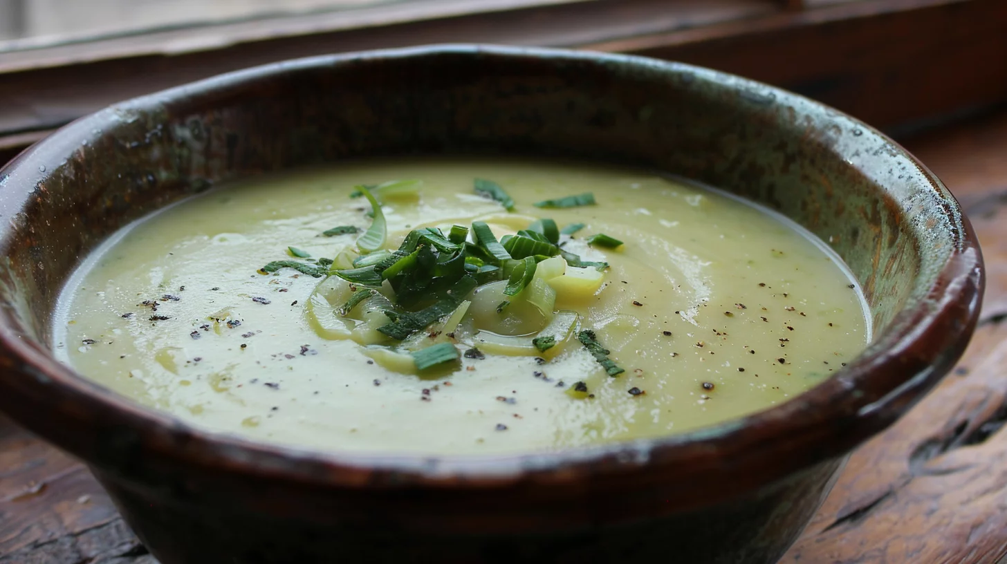 Soupe de Poireaux au Boursin