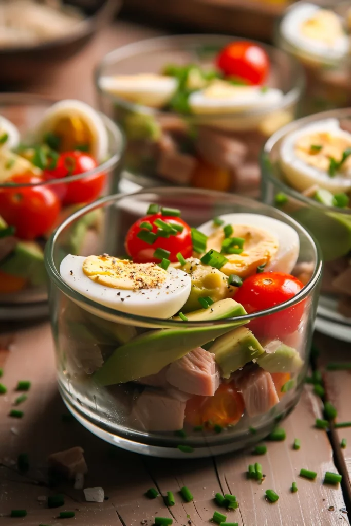 Verrines Avocat Thon Tomates Œuf: Délicieusement Irresistibles