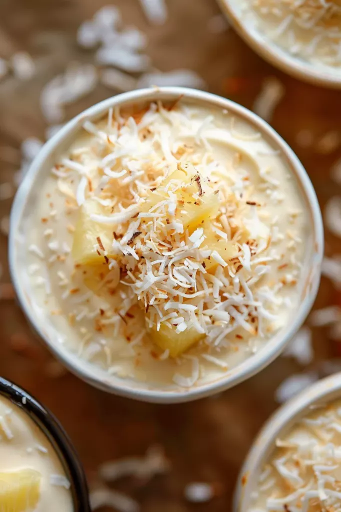 Bavarois Noix de Coco et Ananas: L'Explosion Tropicale en Bouche