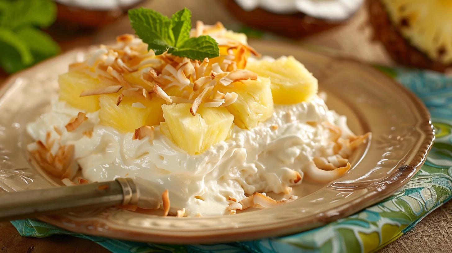 Bavarois Noix de Coco et Ananas