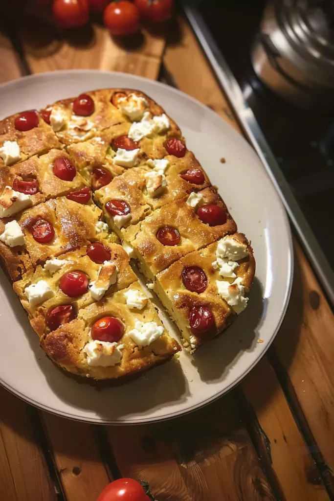 Cake à La Feta et Tomates Cerise: Explosion de Saveurs Méditerranéennes